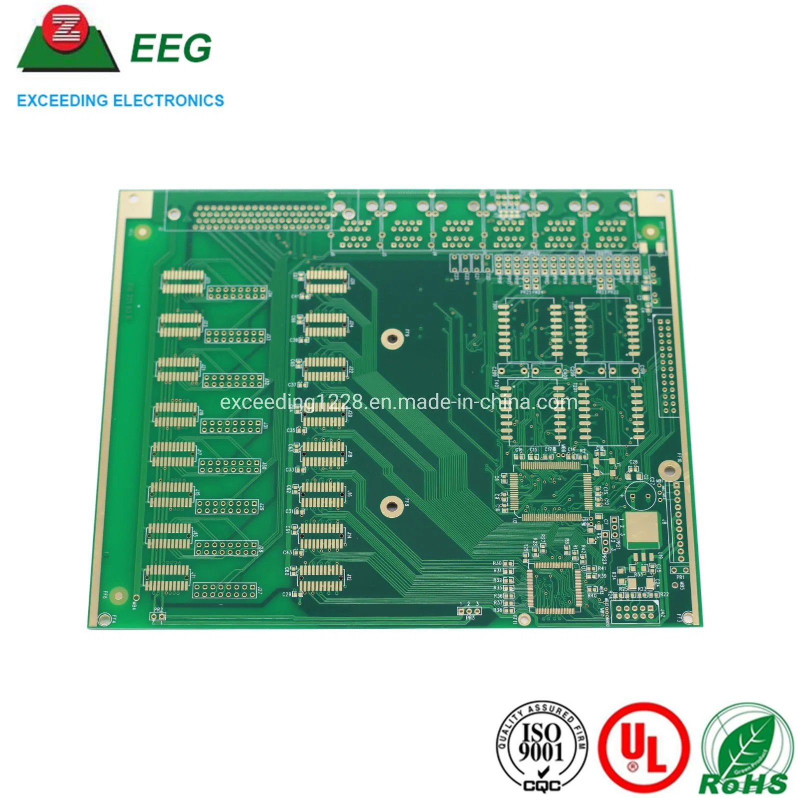 Alimentation PCB/PCBA à immersion personnalisée de haute qualité Gold/Silver