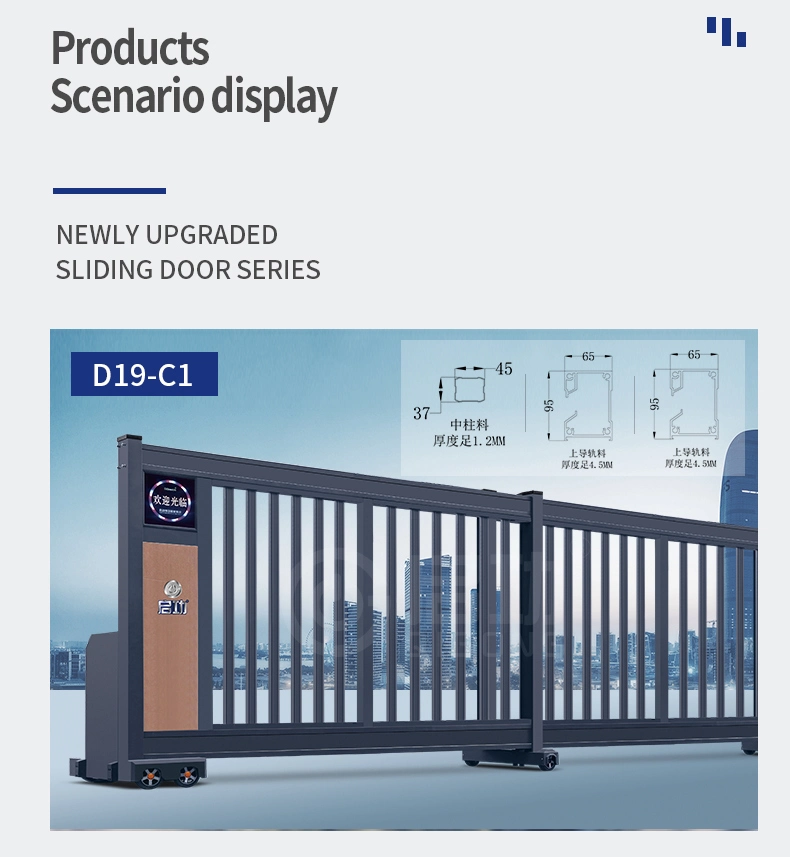 Advanced Electric Section Sliding Door Safety Protection