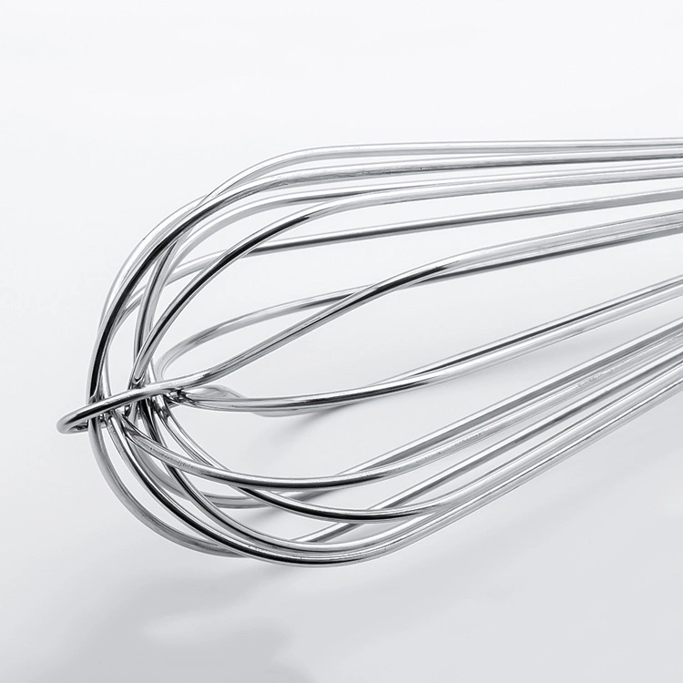 Simple Thick Wire Stainless Steel Handle Whisk Mixer