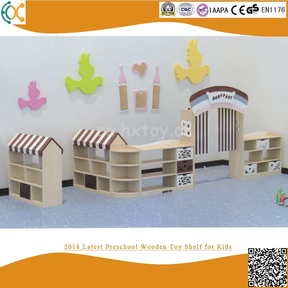 2021 Mobilier maternelle Dernière préscolaire jouet en bois pour les enfants d'étagère