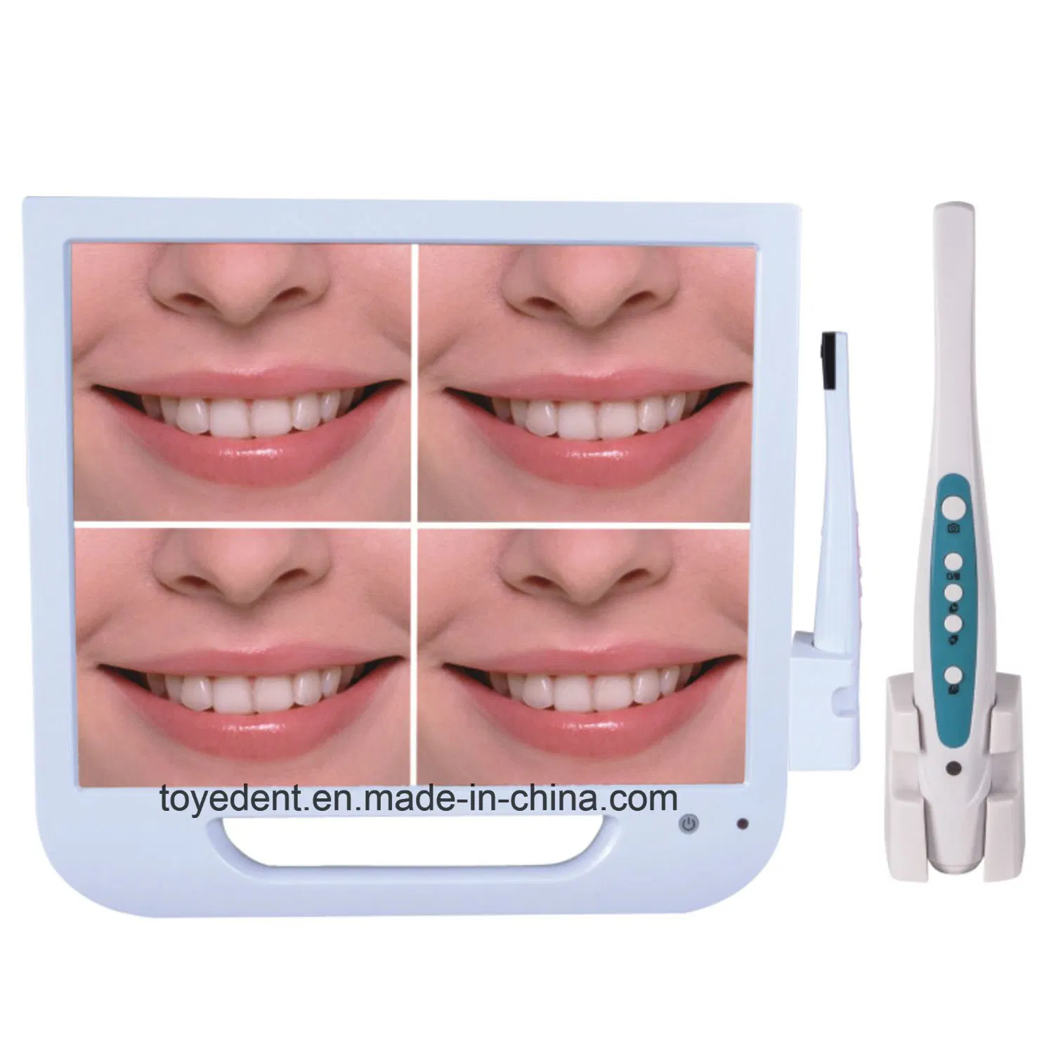 17" LCD Monitor Dental Intra Oral Camera Imported 6PCS White LED Light