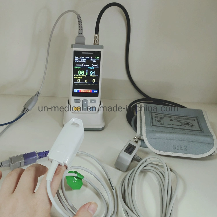 Creative Wholesale/Supplier Visual Alarms 3.5 Inch Multi Medical Vital Multi Parameter Flexible Modular Patient Monitor for ICU