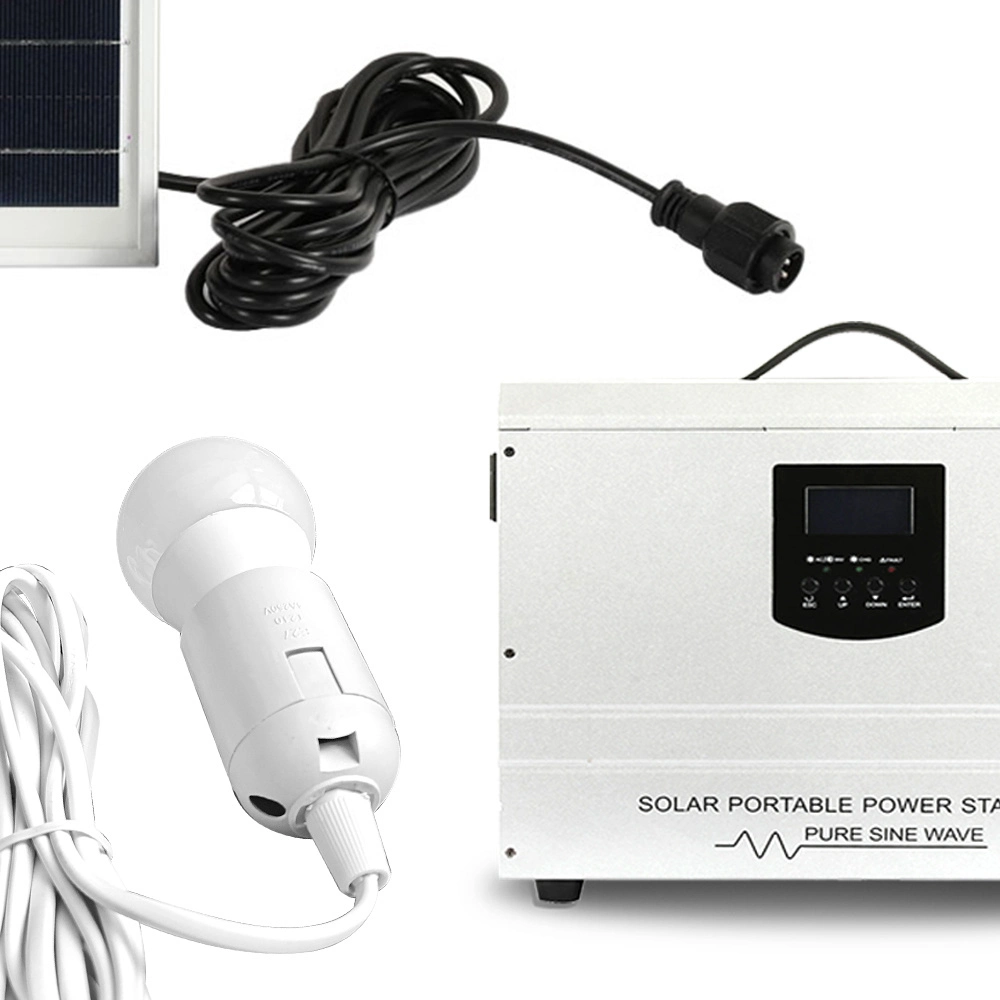 2000W Lithium Battery Portable Solar Power System for Outdoor Camping