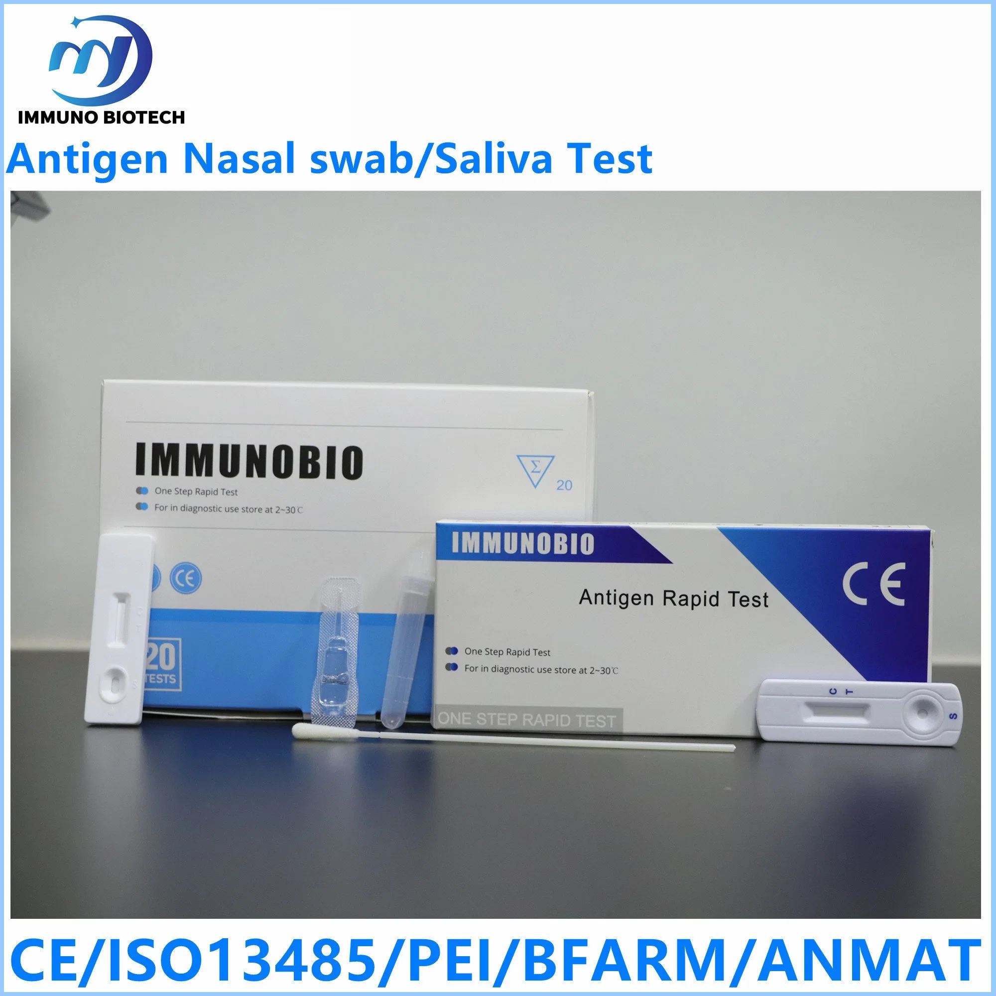 Bfarm Immunobio Coil Antigen Nasal Swab Schnelldiagnosetest