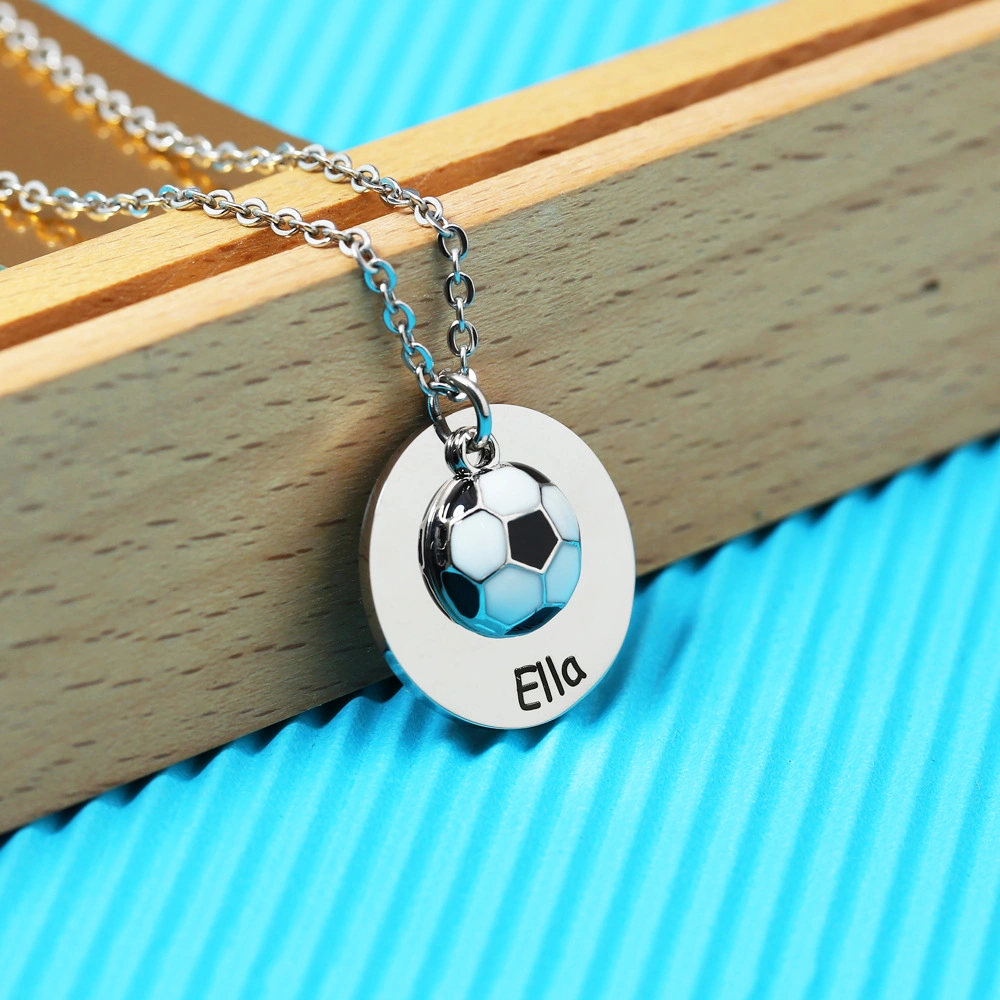 Wholesale/Supplier Sporty Style Football Lettering Necklace Fashion Garment Accessories Dropshipping