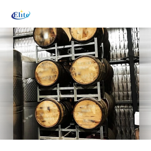 Elite Stacking Warehouse Heavy Duty Wein Barel Rack mit Edelstahl Stahl