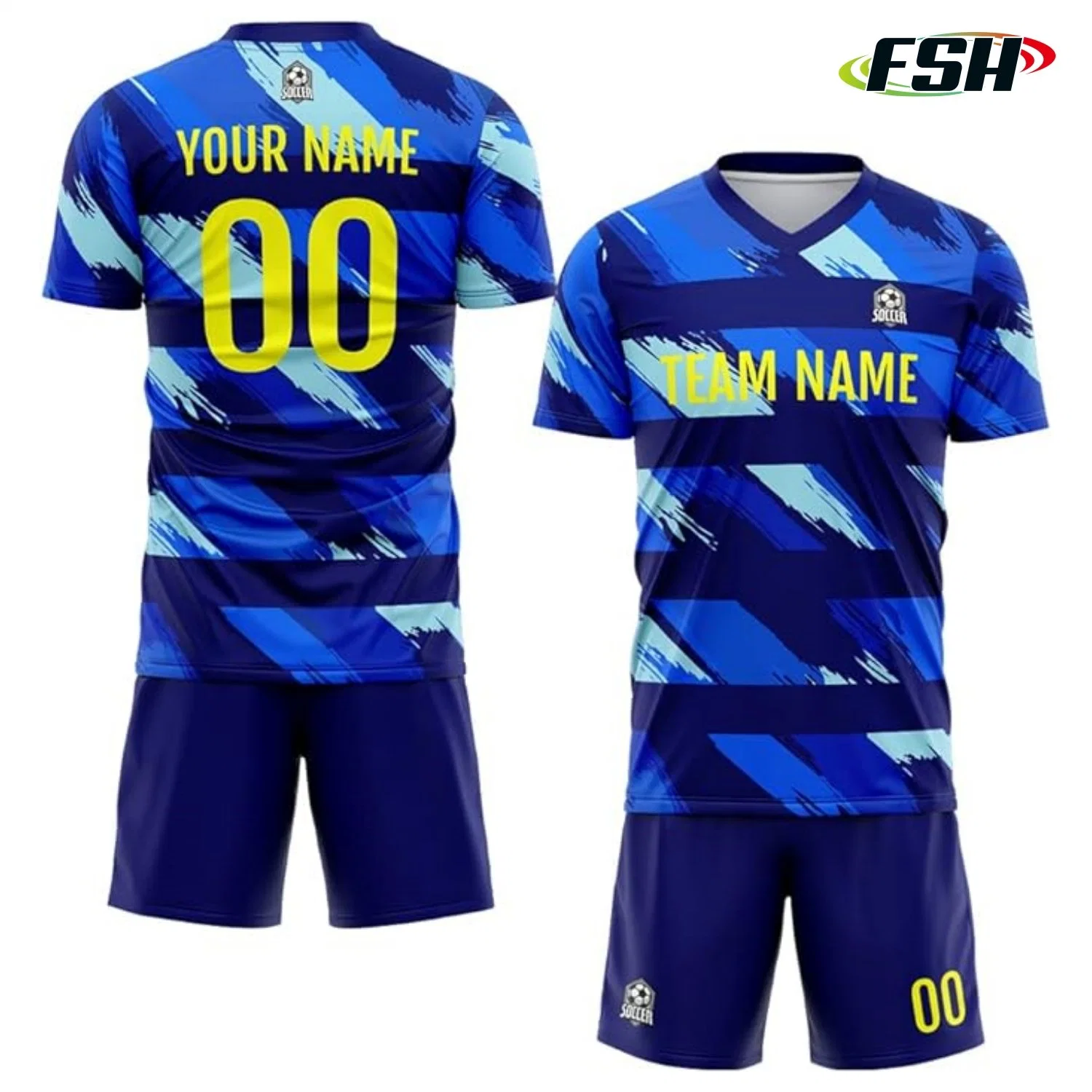 23 Custom Soccer Uniform Sublimation Jerseys Men Set Football Shirts Sports Wear