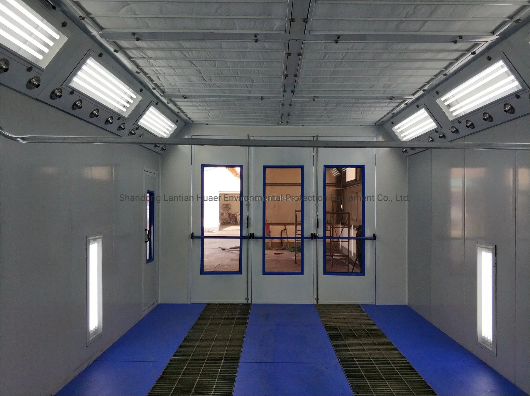 2023 Erstaunliche Produkt Auto Spray Paint Booth Cabina De Pintura Autokackkabine Lackierraum Backofen Auf Wasserbasis Automatische Spray Booth zum Verkauf