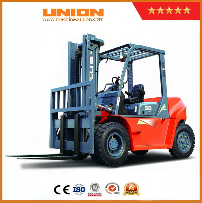 Small-Sized 5ton Diesel Forklift Cpcd50 Diesel Forklift Cpcd50 Container Lifting Equipment