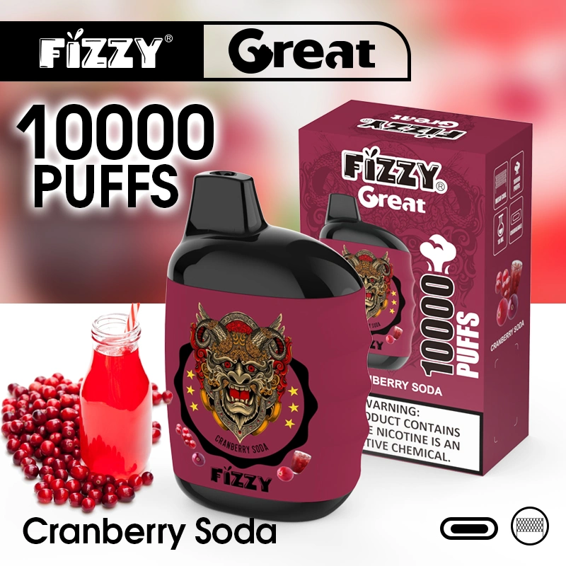 Fizzy Great 10000 puffs Disposable/Chargeable E Cigarette Vape Shisha Electronic Сигарета