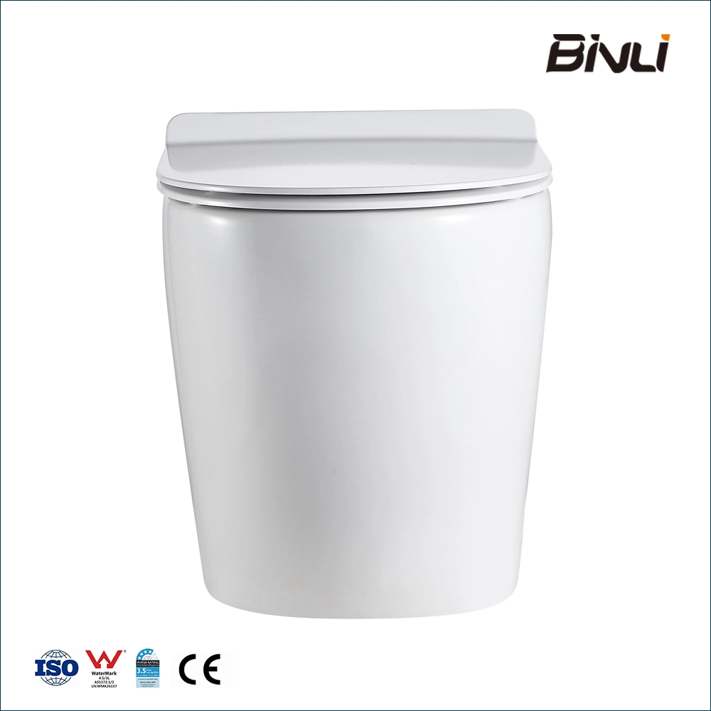 Ceramic Toilet Bowl Australia Watermark Washdown Wc Rimless Bathroom Ware Waterless Bl-102n-Fst