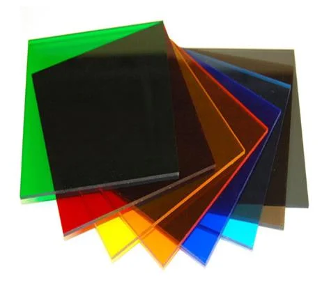 Green Red 2mm 3mm 4mm Acrylic Sheet Solid PC for Building Material