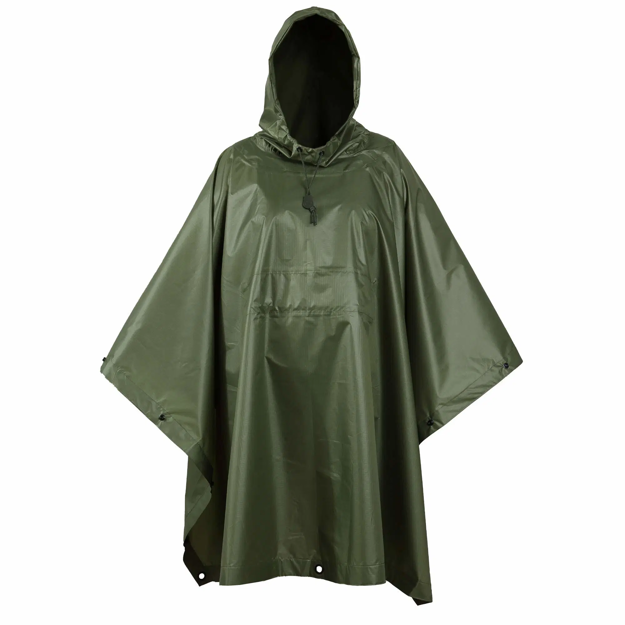 Camouflage Rain Poncho Waterproof Hooded Poncho Outdoor Camping Hiking Rain Cover