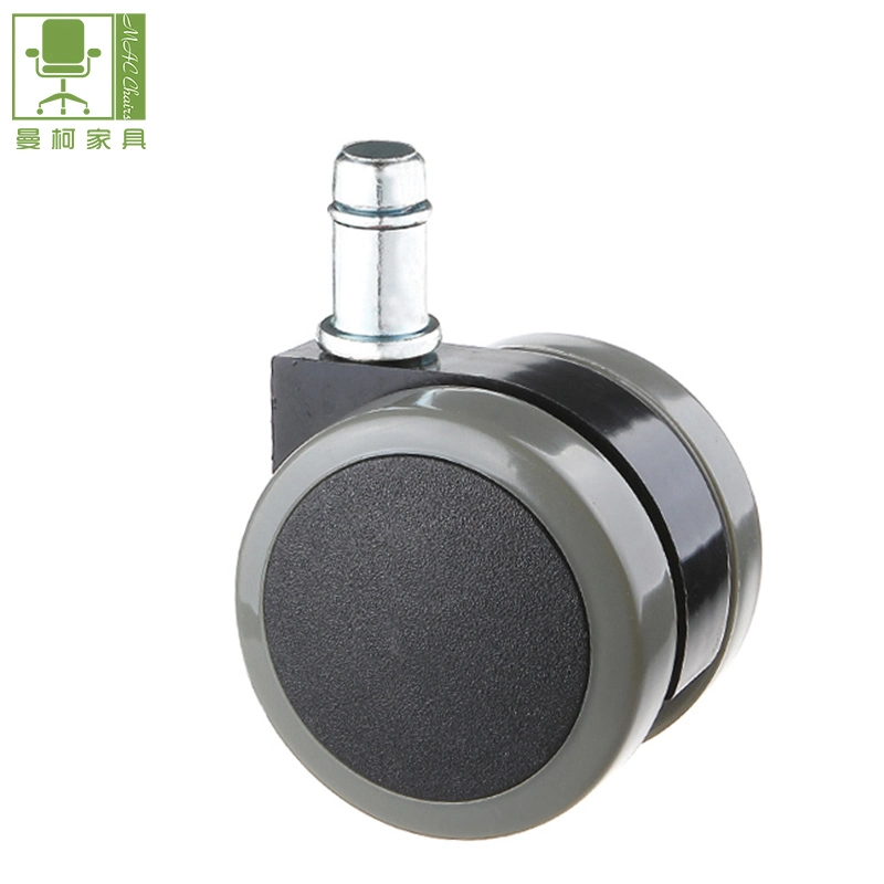 Rolling Chair Parts 60mm PU PA Rubber Casters for Gaming Chairs