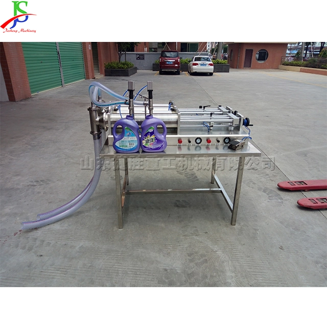 Double Head 15L Anticorrosive Liquid Filling Machine Beverage Industry Filling Machine