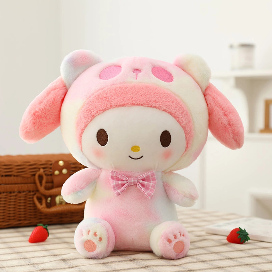 Sanrio Cartoon Kawaii Kuromi Hello Kitty My Melody Pillow Plush Toy Soft Stuffed