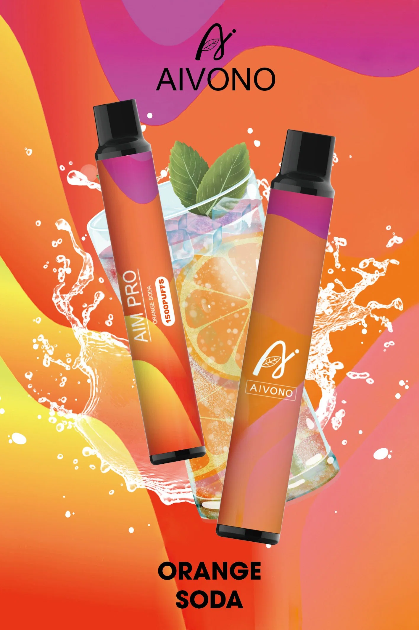 Aivono Factory Wholesale/Supplier Disposable/Chargeable Vape Pen vape Aim PRO 1500 Puffs 10 Flavors Hotsale