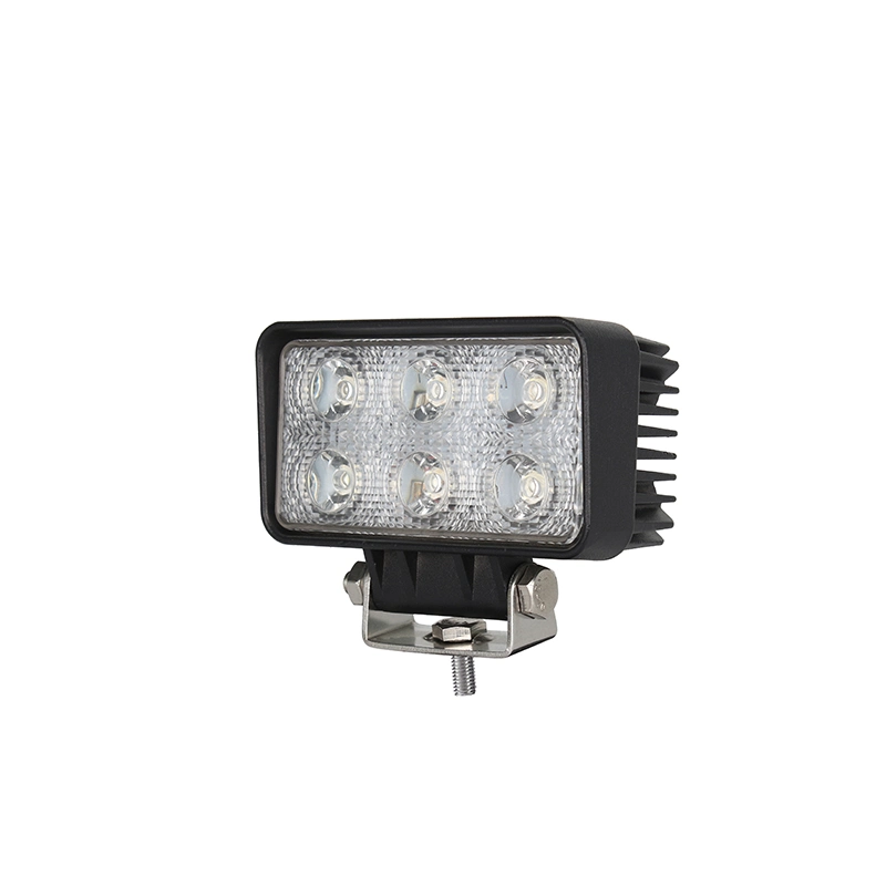 Waterproof IP68 18W 1440lm Epistar 6 LED White 60 Degree Flood Beam Car LED Light