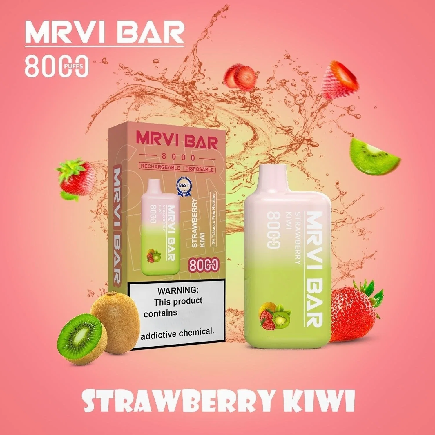 Оригинальные Mrvi 8000 puffs Vape 16ml пусто Mrvi Vape Mr8000 Одноразовый стилус Vape Оптовая форма для формы