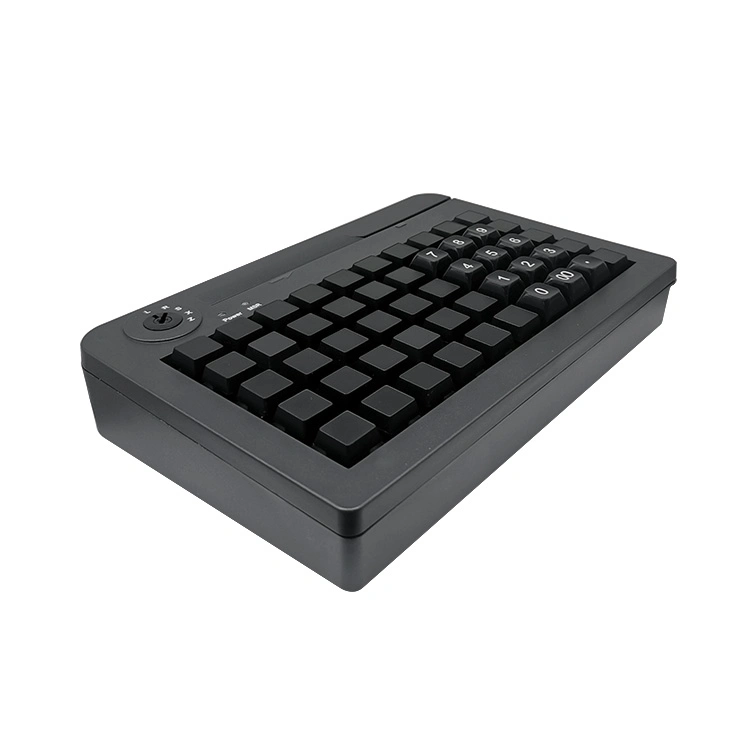 50 Keys Programmable Keyboard with Triple Tracks Magnetic Card Reader