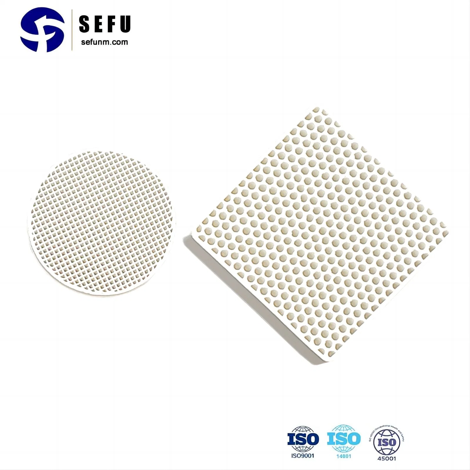 Photocatalyst Filter Factory Customized Nano TiO2 Cordierite Honeycomb Ceramic Filter for Purifier