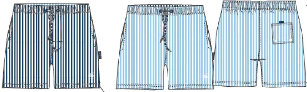 Man Big Size Beach Short and Swimwear