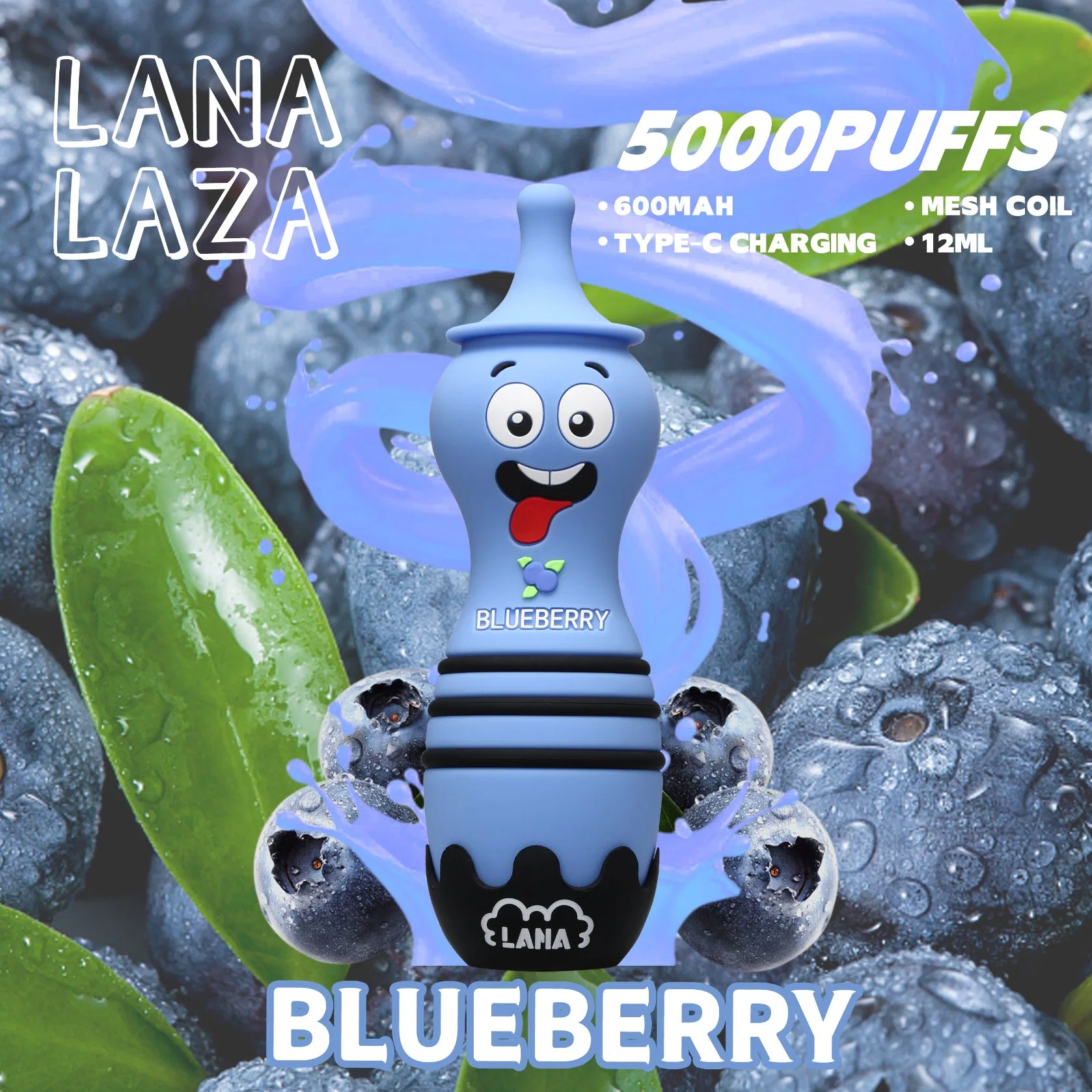 Hot Sale E-CIGS in Stock Disposable/Chargeable Vape Lana Laza 5000puffs