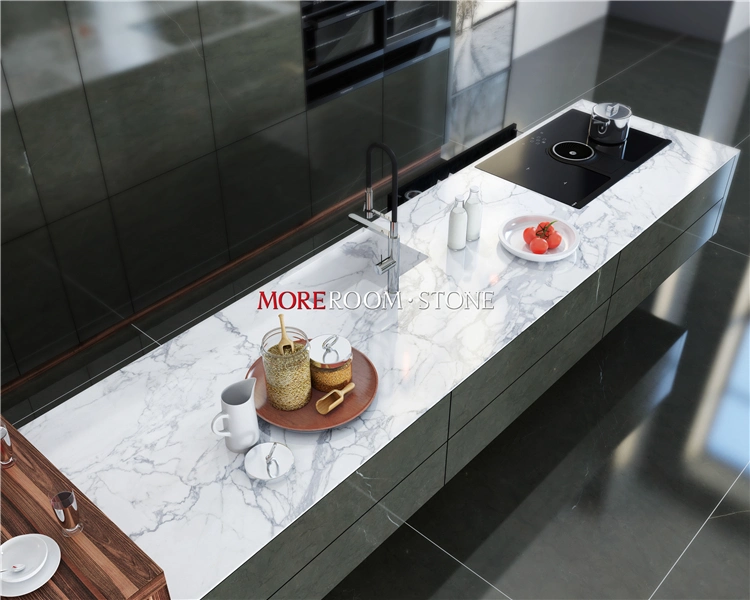 Italiano Polished Matt 3200 X 1600 6mm Agate Semi precioso Losas de porcelana grandes