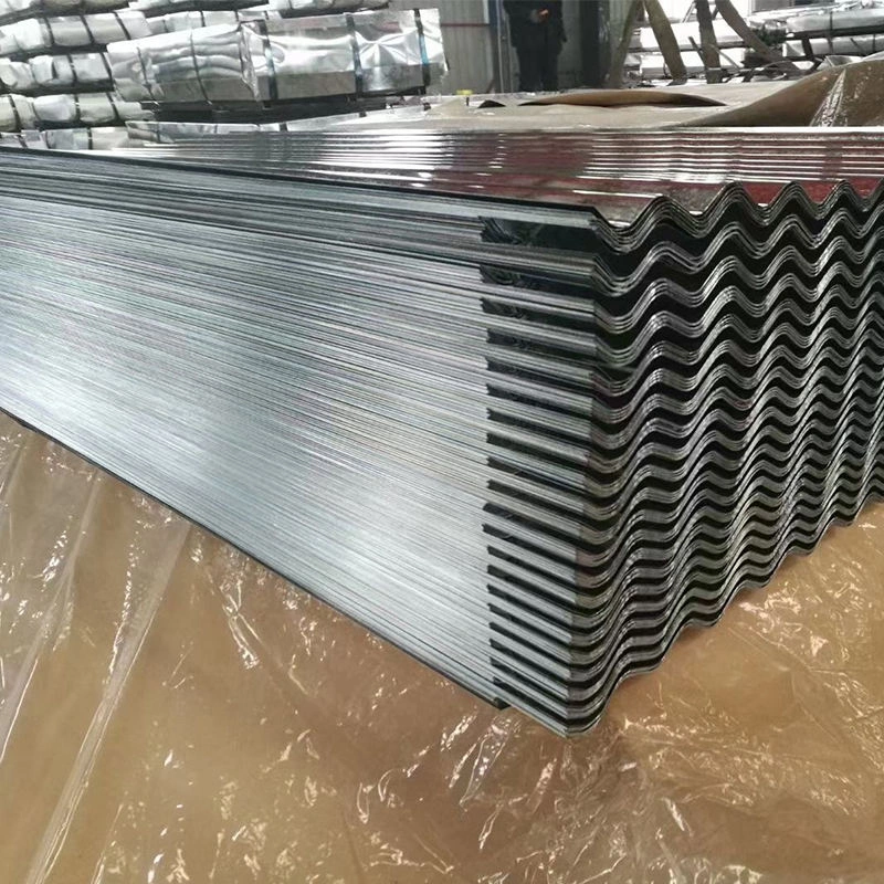 Chapa de acero corrugado de chapa galvanizada con revestimiento de color PPGI Hoja de impermeabilización de materiales de construcción