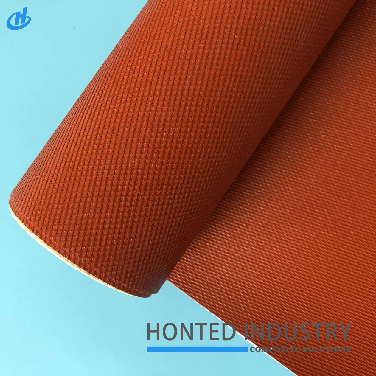 High Temperature Resistance Fabric Silica Fiberglass 0.75 mm 24oz Both Sides Silicone Coating Silica Fabric