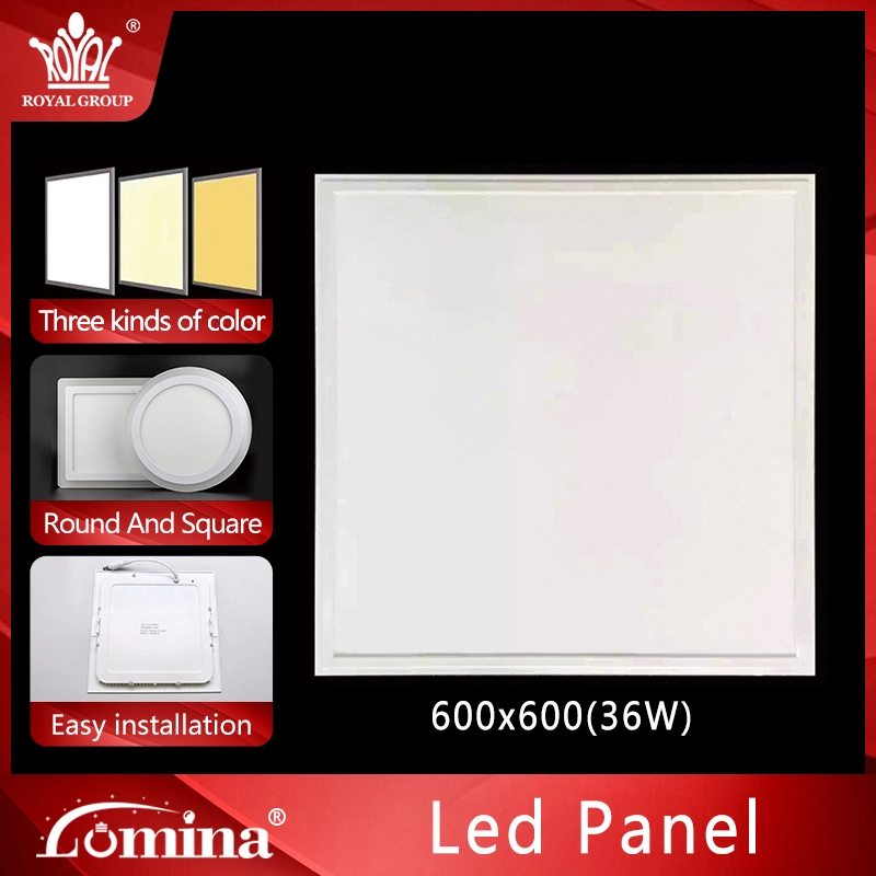 Panel LED Luz de techo Panel LED Iluminación interior 36W Square Panel pequeño