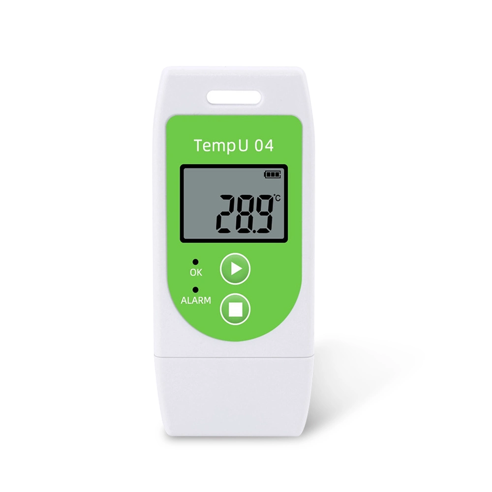 La temperatura USB Data Logger Registrador de temperatura reutilizables Informe Pdf Puerto USB 32000 puntos