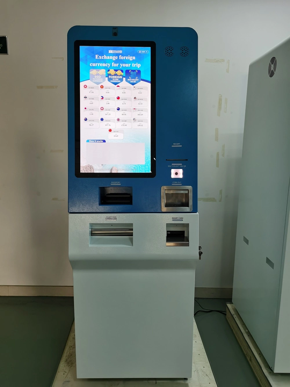 Pagamento Kiosk ATM OEM ODM fabricante do contrato de construção da caixa de chaves de caixa de reserva