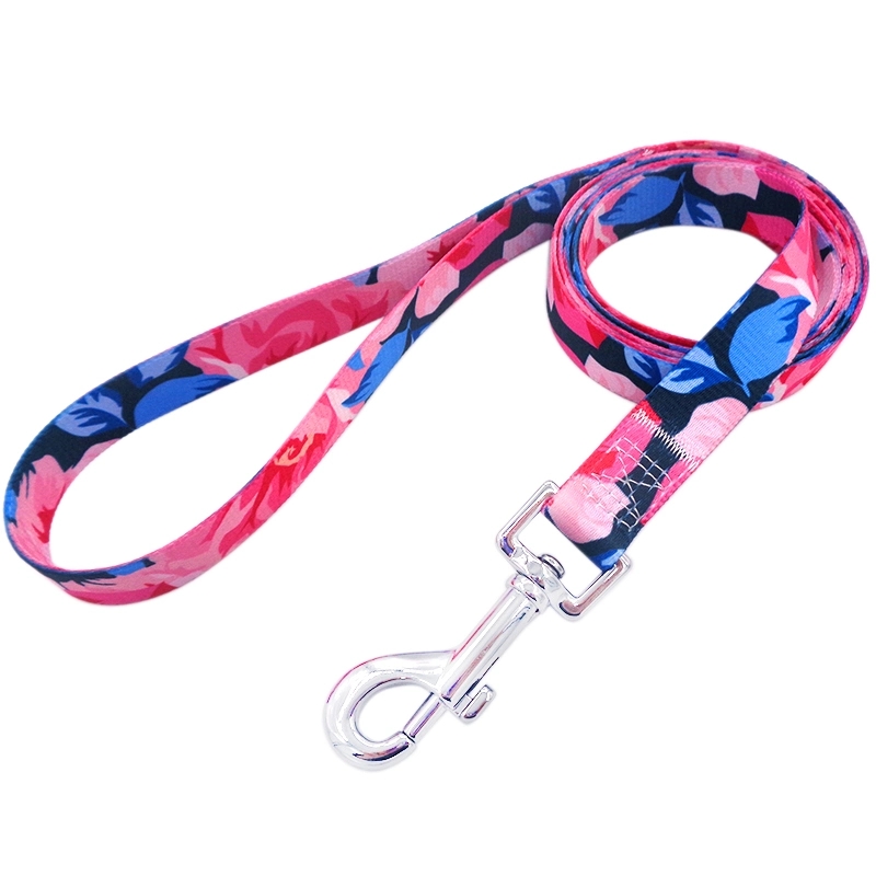 Sublimation Polyester Pet Dog Rope with Neck Ring Customizable Pattern