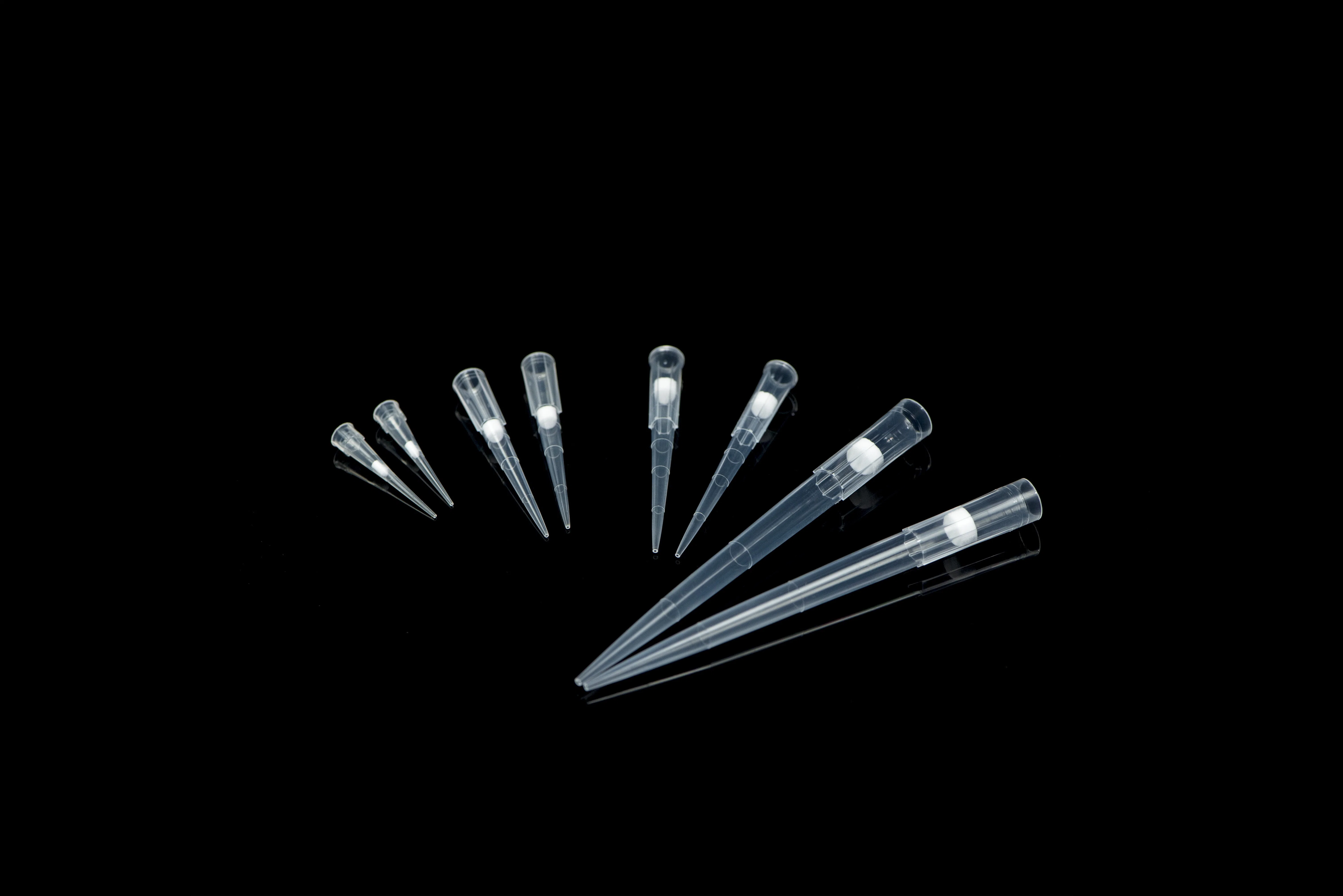 Fournitures médicales jetables pointes standard pointes de pipettes filtre en polypropylène 10UL 5 ml