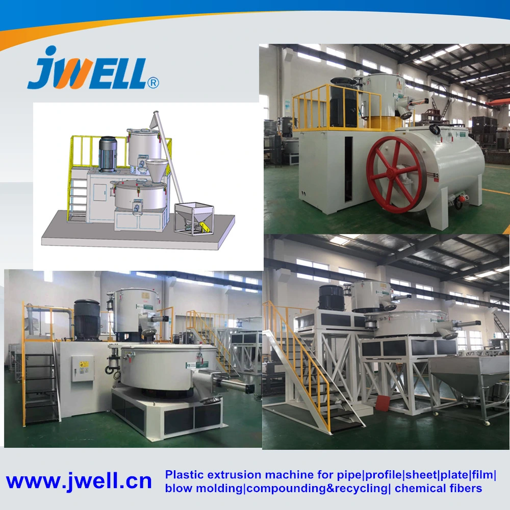 Jwell Machinery UPVC PE HDPE PP PPR línea de producción de tuberías plástico agua potable, drenaje, alcantarillado máquina de fabricación de tubos