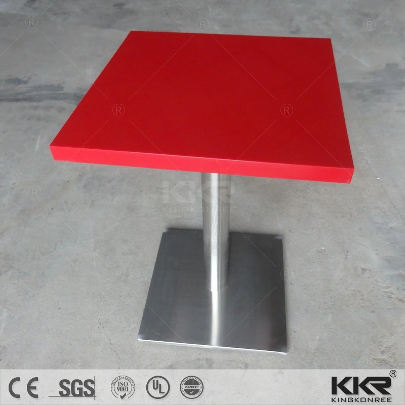 Kingkonree High Quality Modern Chairs Solid Surface Dinner Table