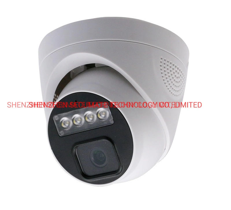 4MP Mini Plastic Dome CCTV Security Surveillance IP Camera with Microphone and Speaker