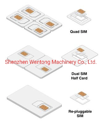 Credit Debit Cards Cutting SIM Card Production Machine Contact IC Card Milling Machine