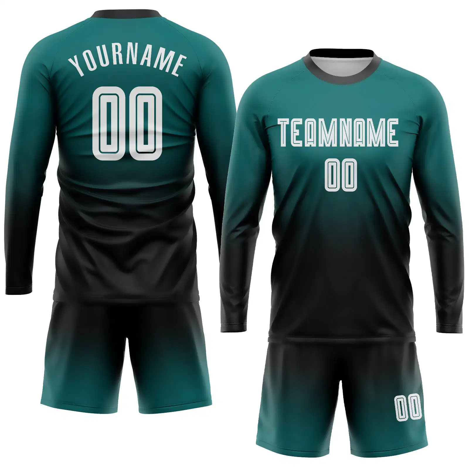 Wholesale/Supplier Haut de Gamme Personnalisé Polyester Coton Équipe de Football Gardien de But Tenue de Sport Maillot à Manches Longues Sublimation Respirant Maillot de Gardien de But de Football