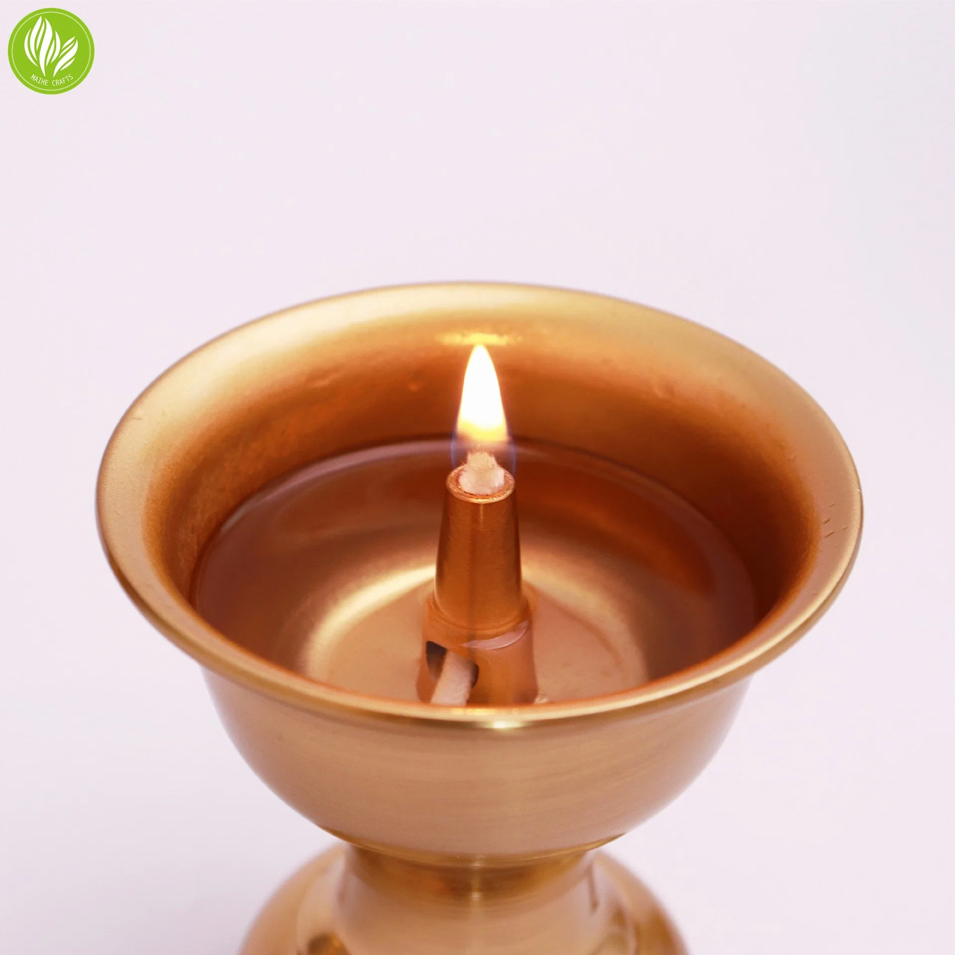 Butter Lamp Holder Ghee Lamp Holder Copper Buddha Oil Lamp Buddhist Crafts Ornaments