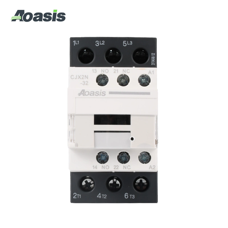 2023 New Aoasis Cjx2n-38 Contactor LC1d 38A DIN Rail Magnetic Contactor 220V