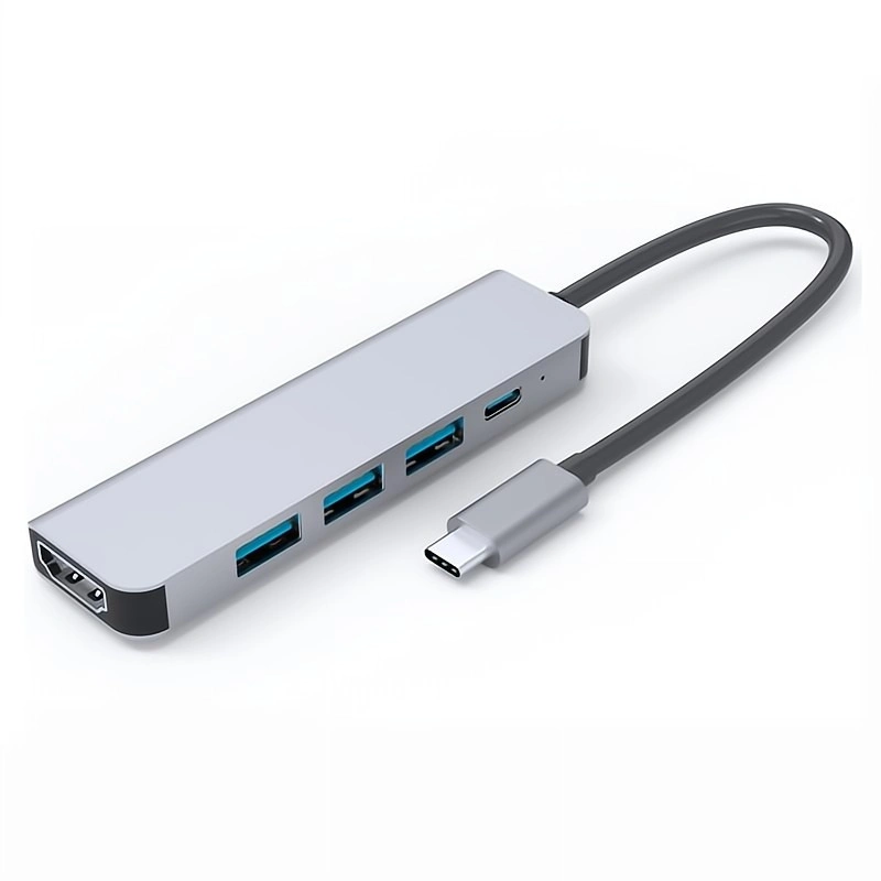 4-in-1 USB3.0 Type-C Hub and Docking Station with HDTV