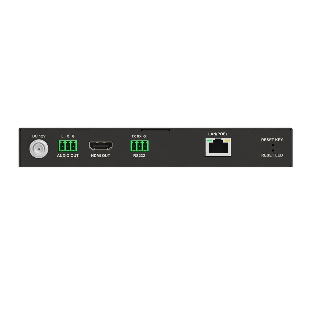 AV Zero-Configuration 1080P Plus de décodeur IP, H. 265 HDMI sur IP Extender W/ Video Wall, un contrôle visuel et POE