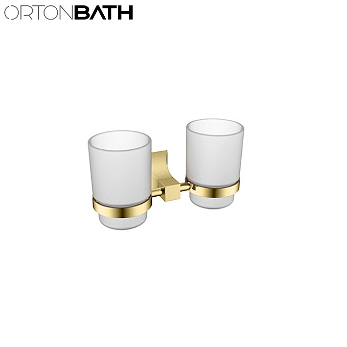 Ortonbath Gold Square Base Zinc SS Bathroom Hardware Set регулируемый полотенцесушительный бар, держатель туалетной бумаги, полотенце для ванной комнаты Аксессуары для туалетной комнаты держатель туалетной щетки