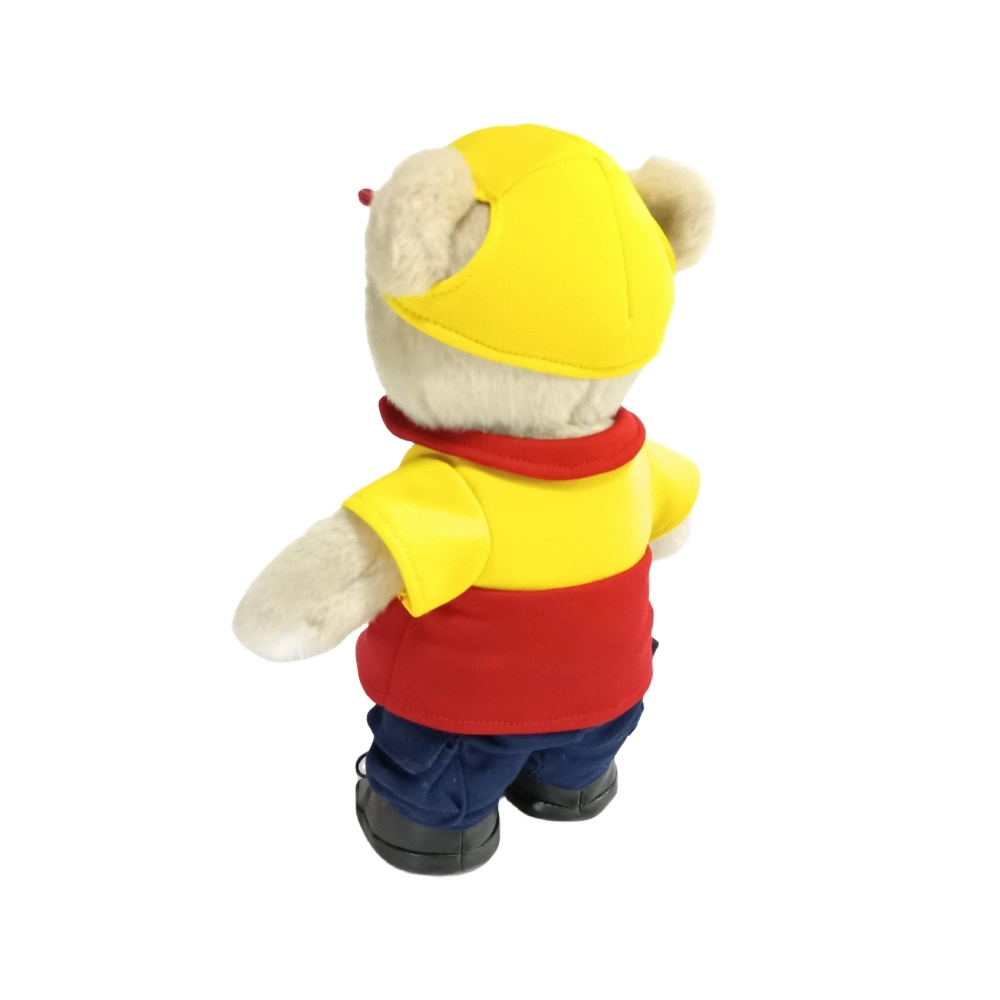 DHL Bear Courier Express Soft Teddy Tier stehend Custom Plüsch Spielzeug