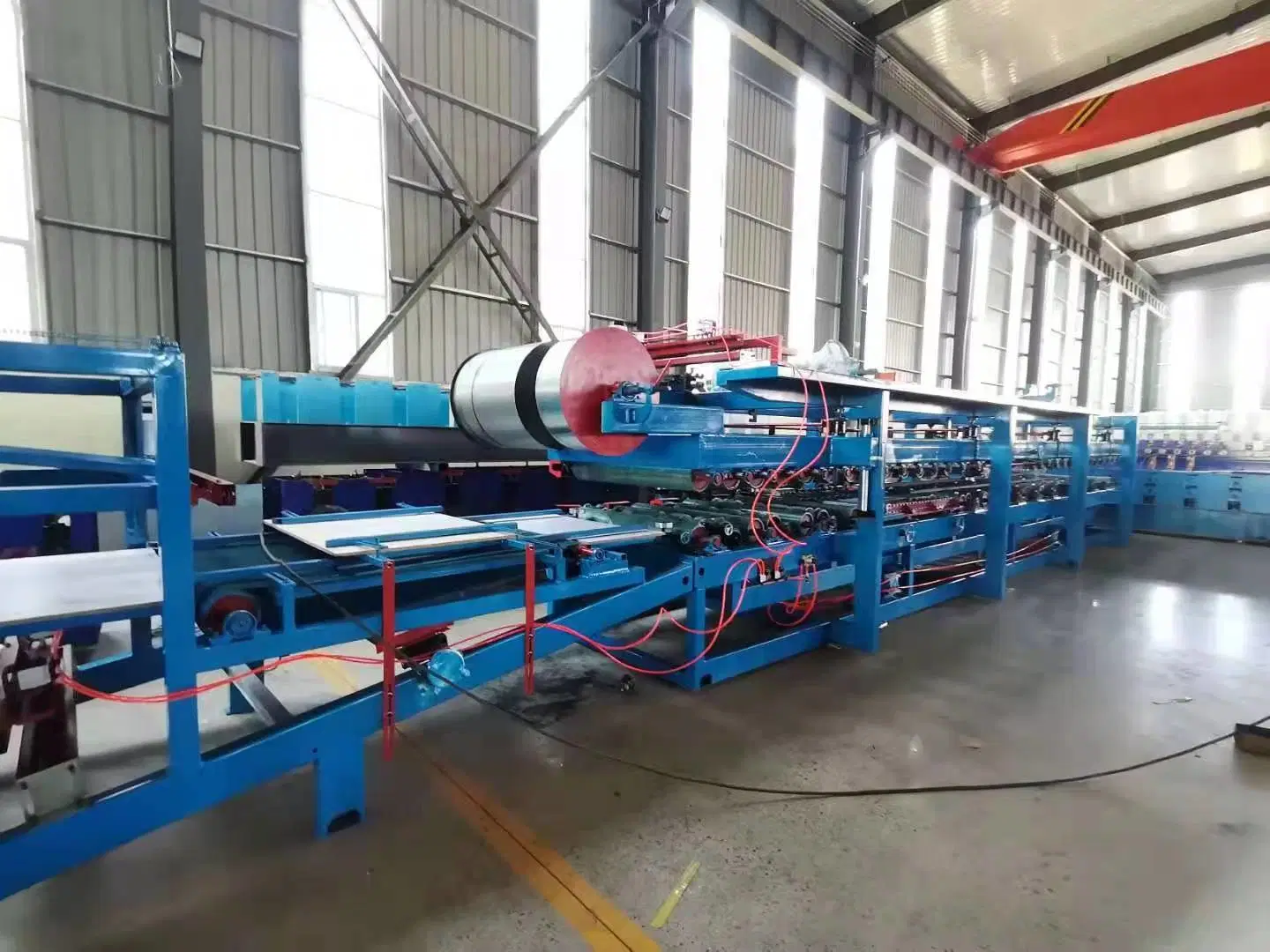 EPS Rockwool Sandwich Panel Roof Sheet Forming Machine Production Line