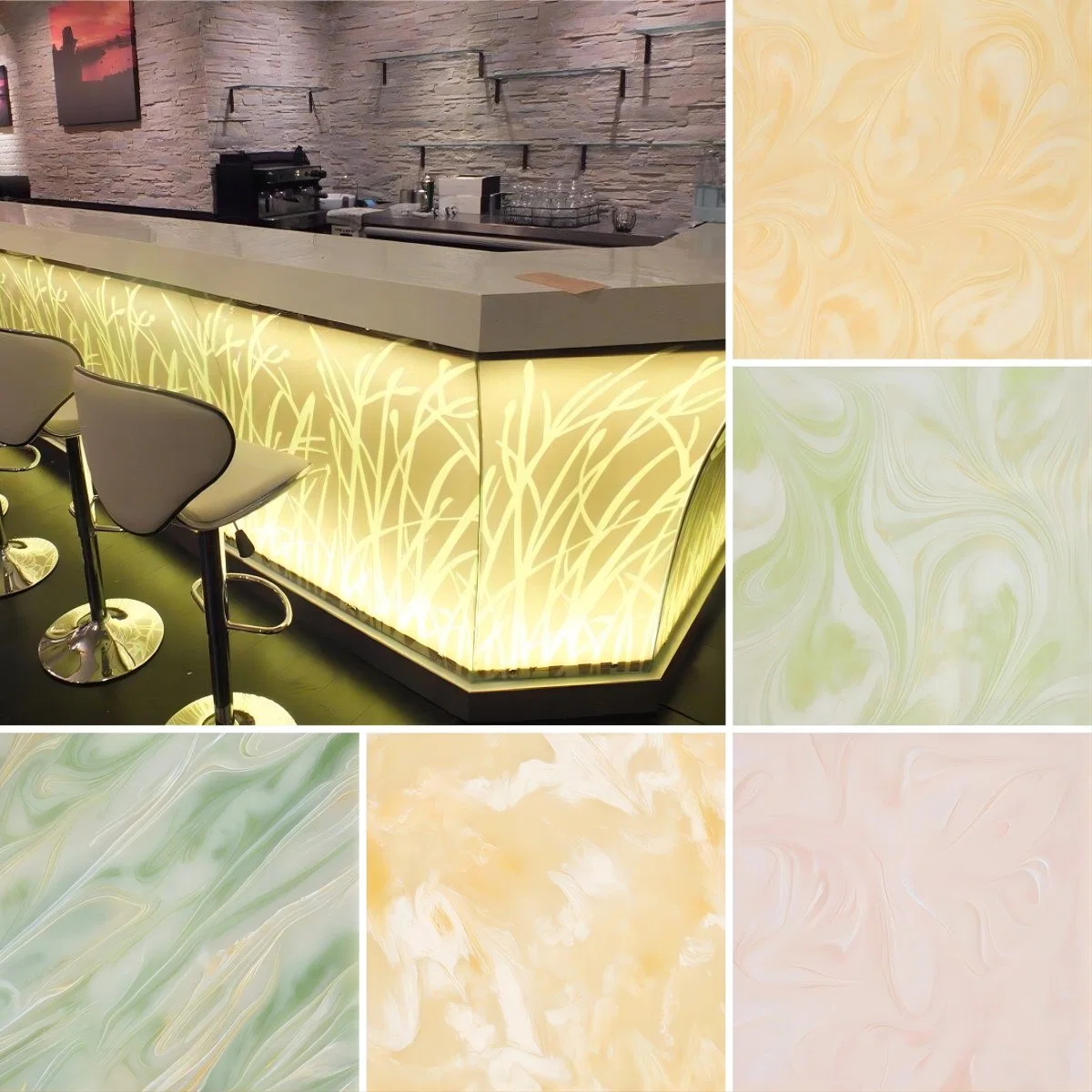 China Wholesale/Supplier Price Kitchen Bathroom Home Decoration Staron/Corian Solid Surface Sheet Artificial Faux Stone for Wall Veneers/Cladding/Tile/Panels