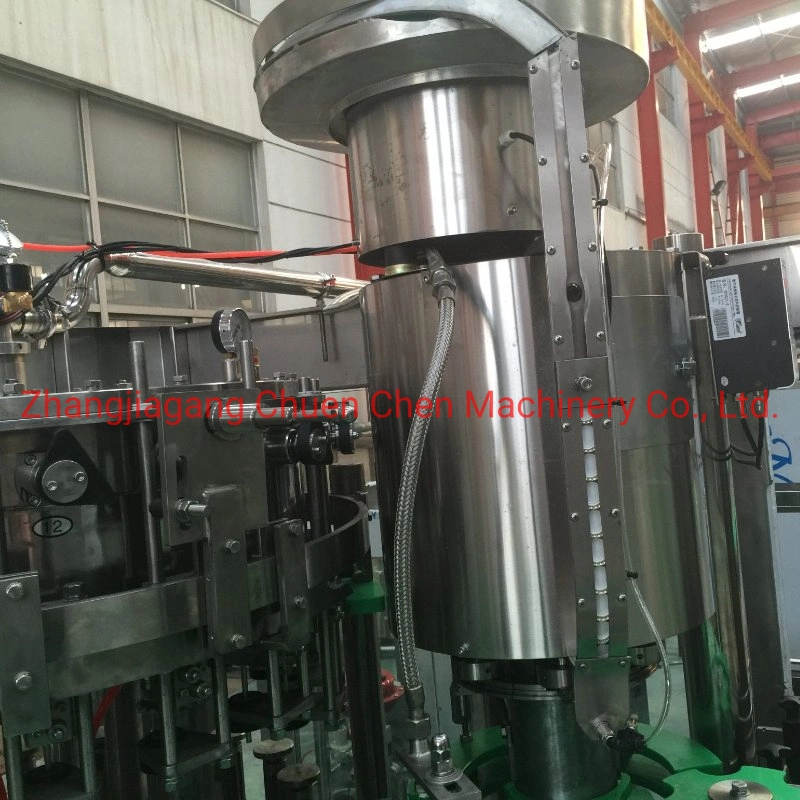 Coca Cola Perrier Gas Drink Glass Bottle Filling and Capping Machine