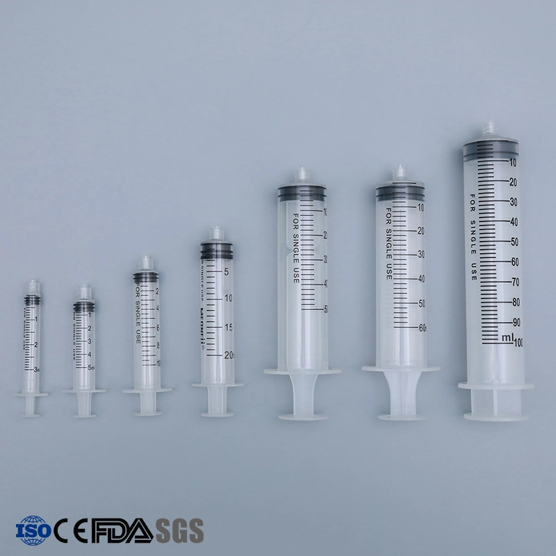 Latex Free Three-Part Vaccines Syringes in High quality/High cost performance 